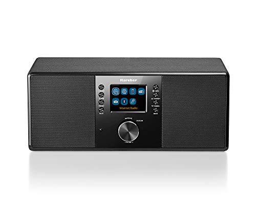 Karcher DAB 7000i Internetradio (DAB+ / UKW-RDS, WLAN & Bluetooth, USB-Anschluss, AUX-IN, Wecker mit Dual-Alarm) schwarz - 3