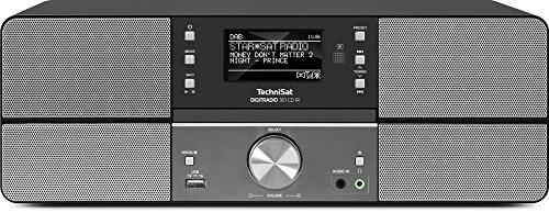 TechniSat DIGITRADIO 361 CD IR Digital-Radio mit CD-Player, Internetradio, DAB+, UKW, CD-Player, USB, Bluetooth, LAN, WLAN, UPnP Audio-Streaming, Wecker, 2 Weckzeiten, Sleeptimer, 2x 5 Watt, anthrazit