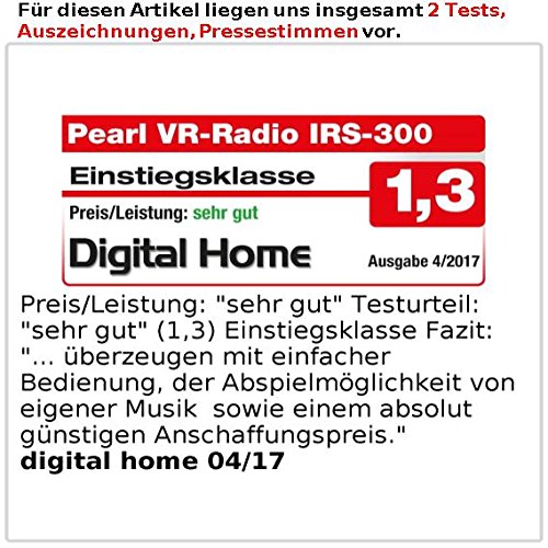 VR-Radio Steckdosenradio: Steckdosen-Internetradio IRS-300 mit WLAN, 6,1-cm-Display, 6 Watt (Steckdosenradio WLAN) - 6