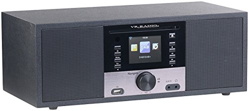 VR-Radio Stereoanlage: Stereo-Internetradio m. CD-Player, DAB+/FM, Farbdisplay, Wecker, 32 W (Internetradios) - 4