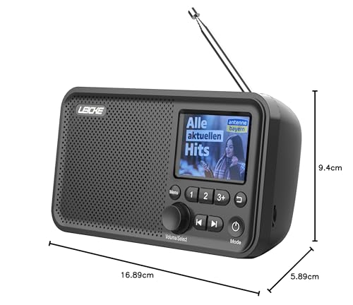 LEICKE tragbares DAB+ Radio mit Bluetooth 5.0 - 7